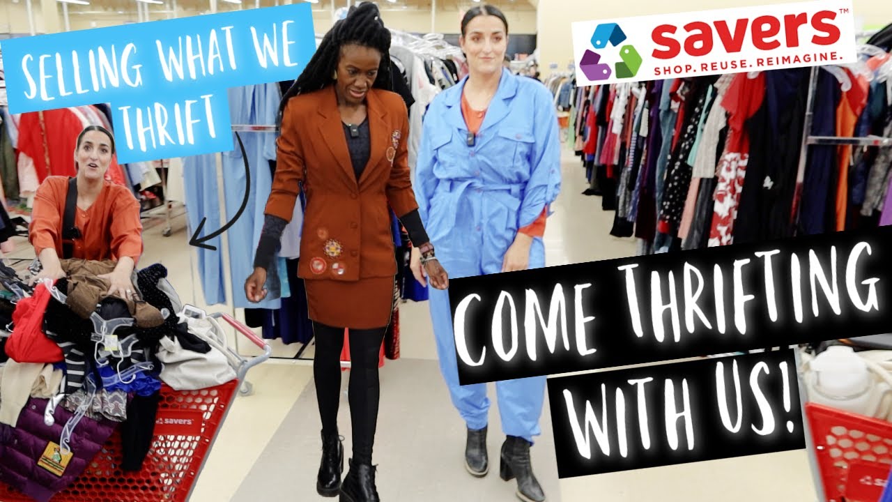 THRIFTING TO SELL; WE NEEDED A RACK INSTEAD OF A CART|COME THRIFTING WITH US|#ThriftersAnonymous