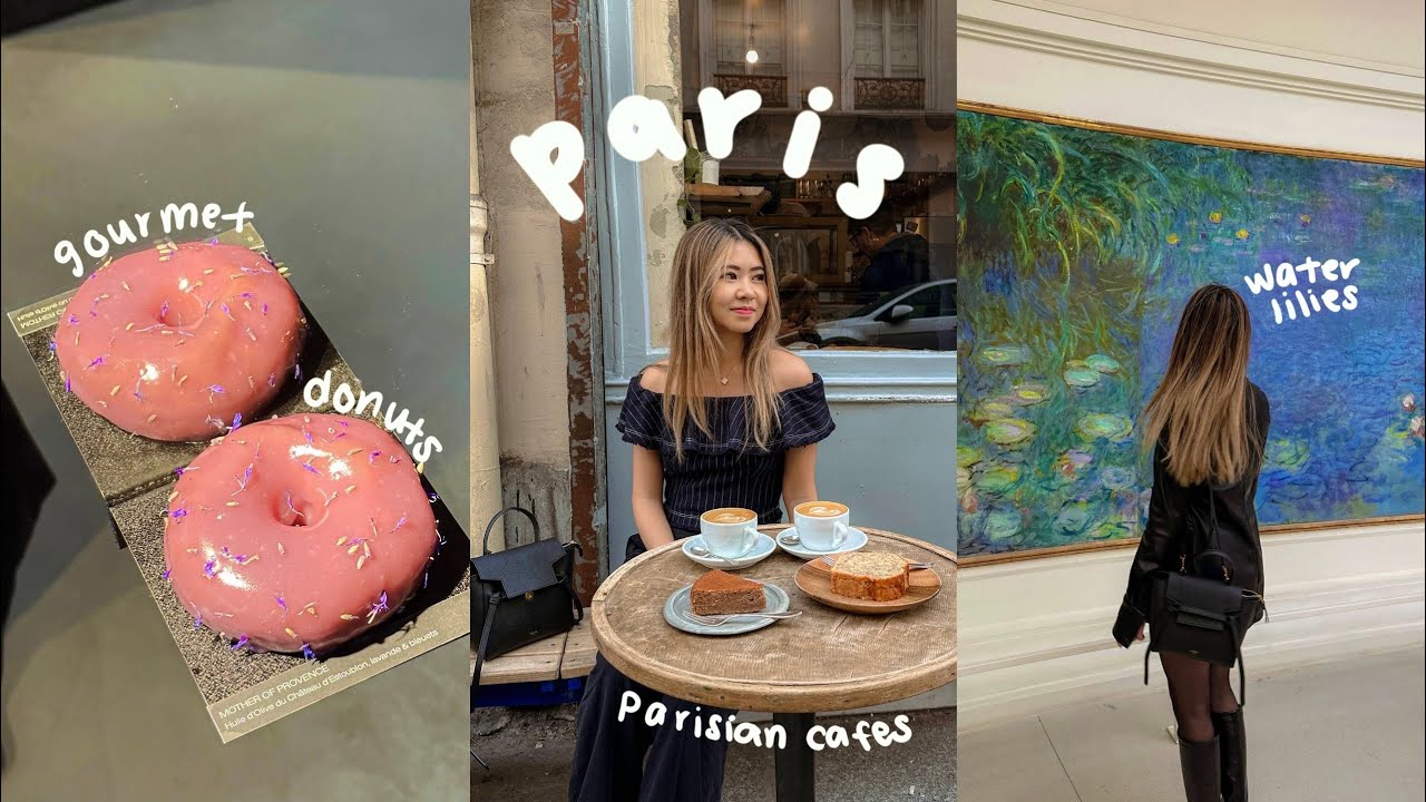 Последний парижский видеоблог 🎨 простая неделя шопинга + кафе, изысканные пончики, обучение рисов...