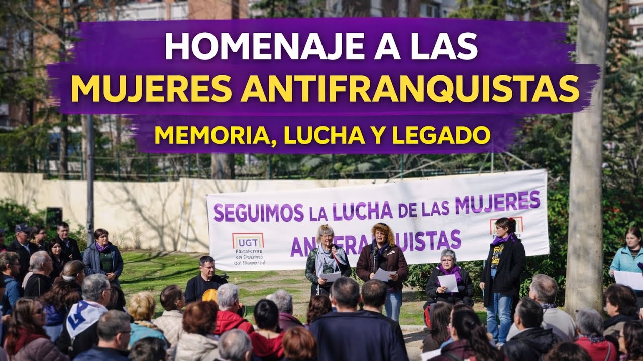Rosa García Alcón: Memoria, lucha y legado de las mujeres antifranquistas - UGT Madrid 