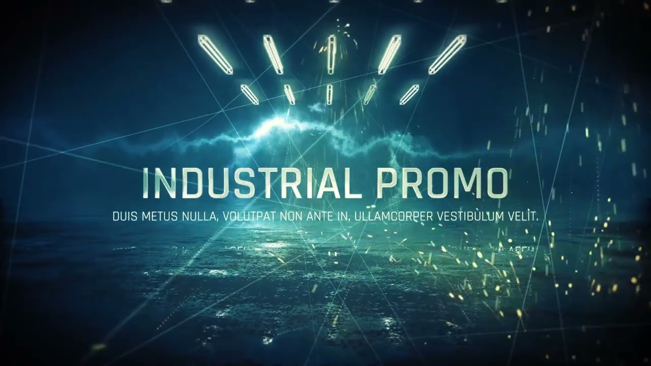 Industrial Promo Video | After Effects Templates | We Provide Editing Service