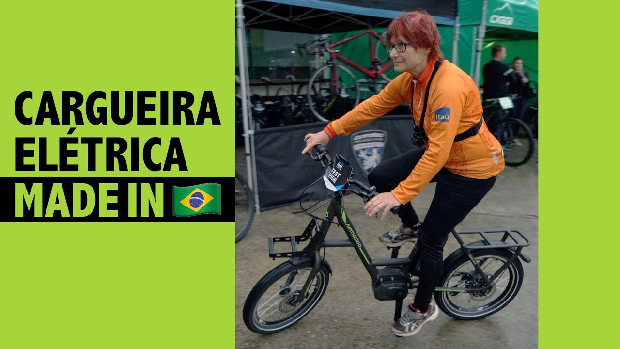 CRIAÇÃO NACIONAL! BIKE CARGUEIRA ELÉTRICA ARO 20