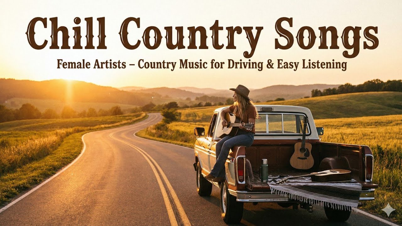 Chill Country Songs Female Artists – Country Music for Driving & Easy Listening