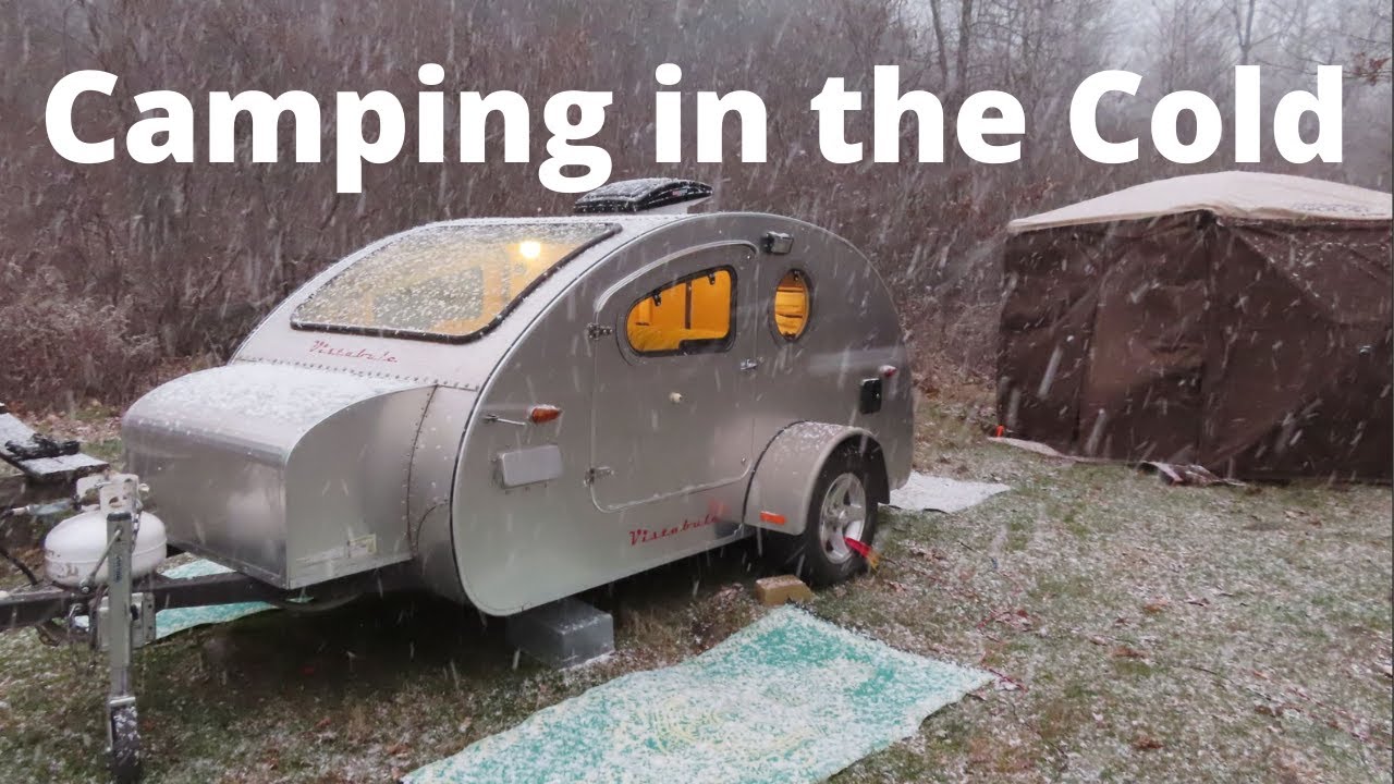 Teardrop Trailer COLD camping  Propex HS2000  propane anxiety