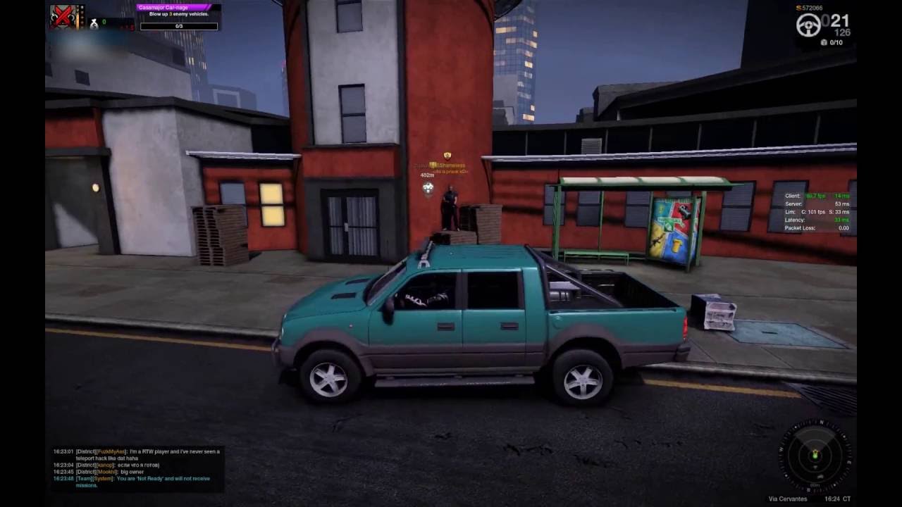 Teleport hack in APB Reloaded