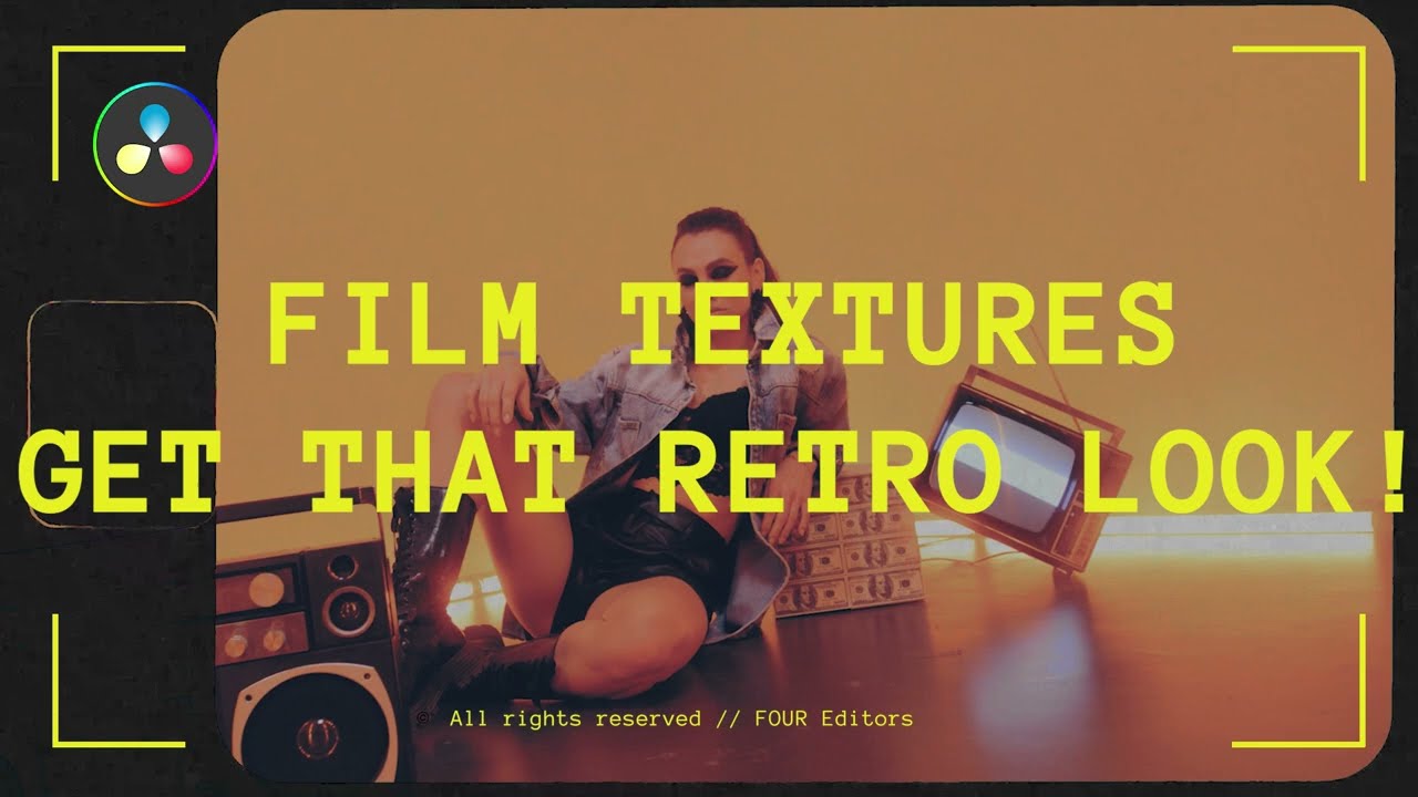 GET THAT RETRO LOOK! (Davinci Resolve) - BTS OF FOUR EDITORS