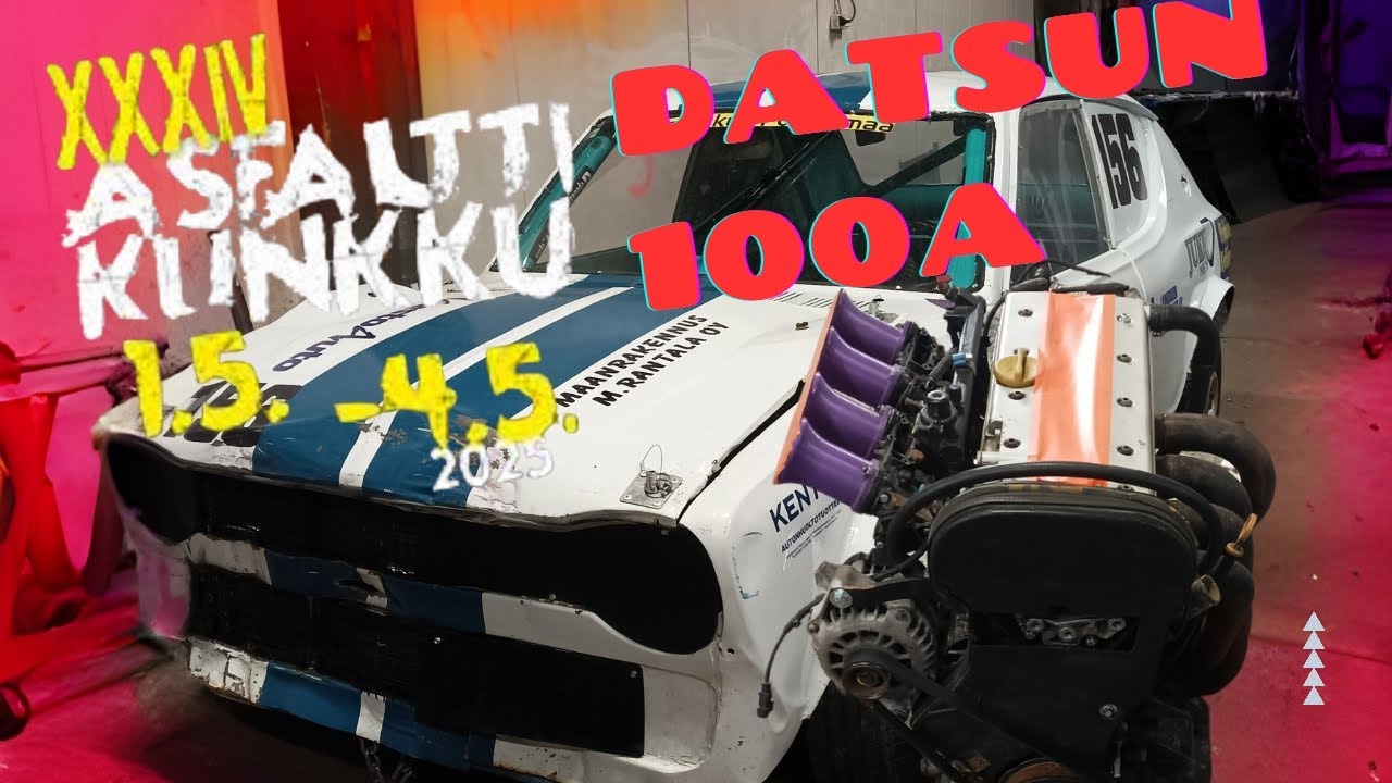 ASFALTTIKUNKKU DATSUN | MOOTTORIA PAIKOLLEEN | ONGELMIA | JOKKIS