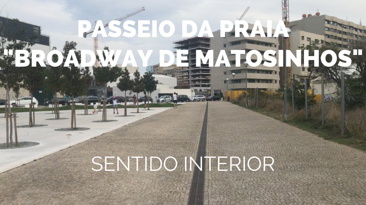 🇵🇹🚲 Passeio da Praia / Broadway de Matosinhos sentido interior - Matosinhos - Porto - Portugal