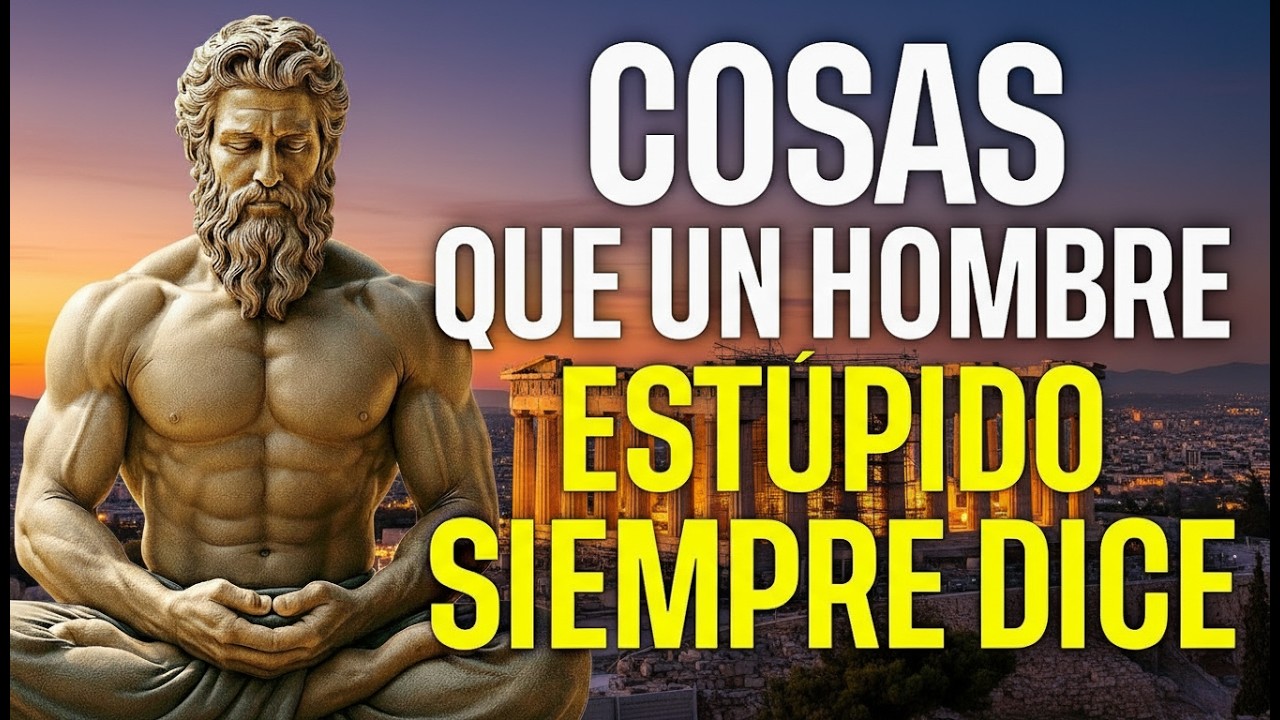 7 FRASES que los HOMBRES ESTÚPIDOS SIEMPRE DICEN - ESTOICISMO