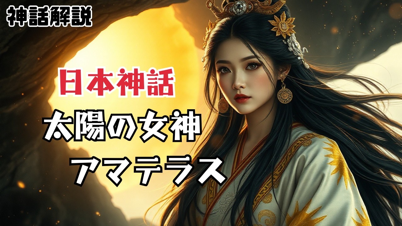 【日本神話】アマテラスとは？太陽の女神がもたらす光と闇の物語【神話解説】