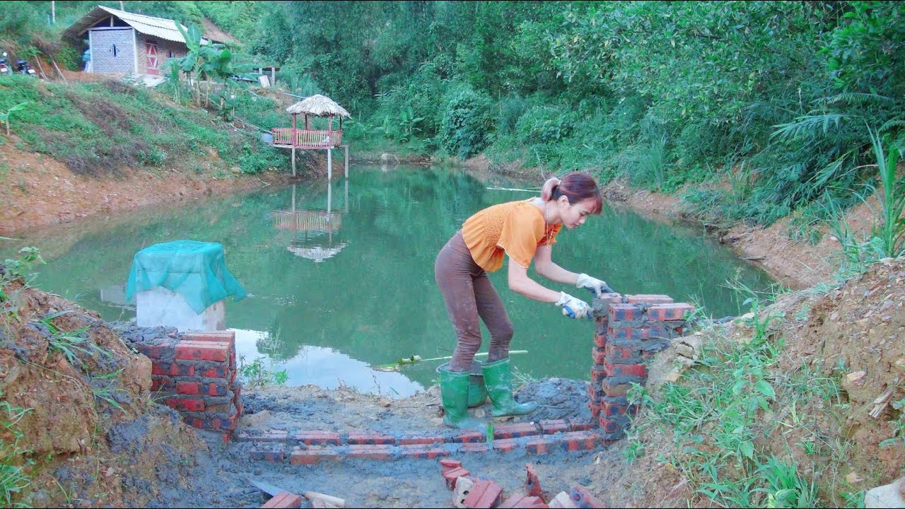 Construction techniques - how to build a dam for a fish pond