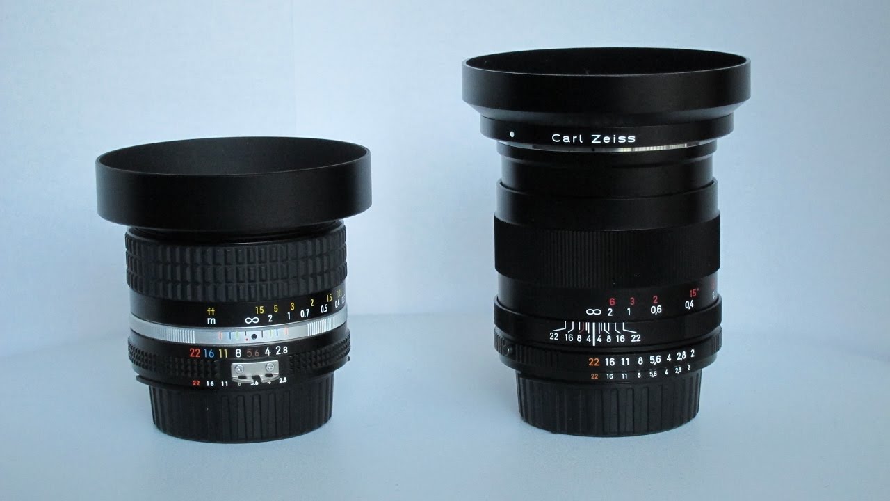 Nikkor 28mm f/2.8 Ai-S vs. Zeiss Distagon 28mm f/2.0