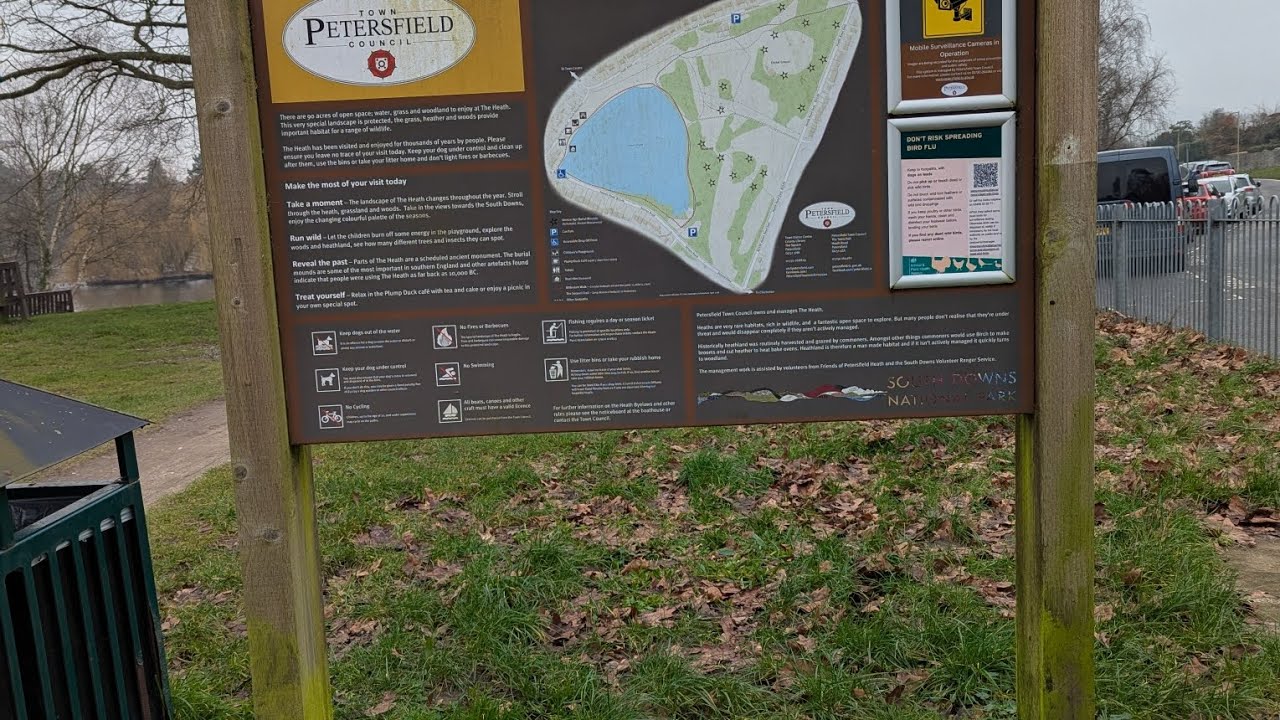 Petersfield Heath and Pond, Hampshire in January