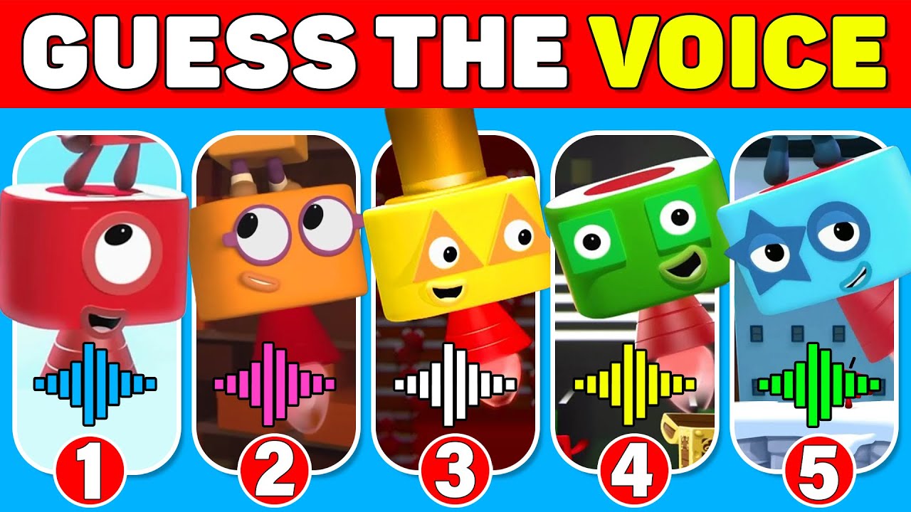NUMBERBLOCKS (Quiz #3) ! Guess the Characters by Their Voice!