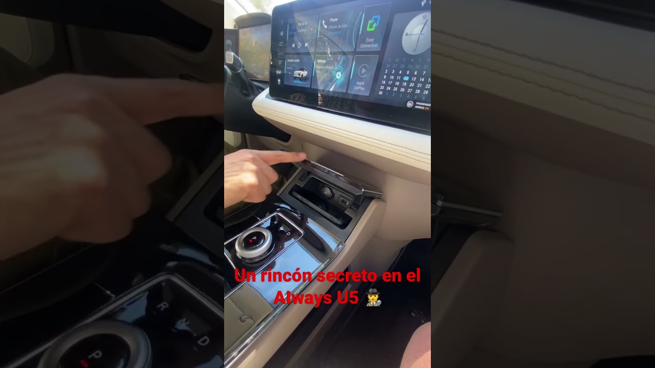 Rinc&oacute;n para recargar el m&oacute;vil en el #Aiways U5