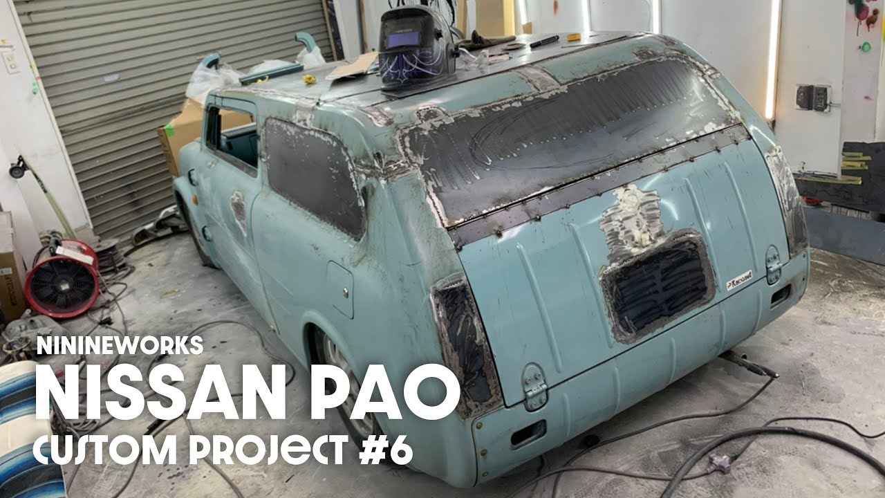 新メンバー登場！？メタルワーク編　溶接やスムージングなど一気に進めます！！【日産パオカスタム6】