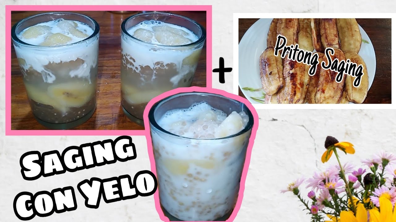 Saging Con Yelo with Sago Recipe or Banana Con Yelo with Sago