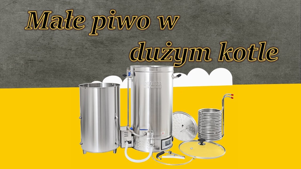 Małe piwo w dużym kotle warsztaty w CDA 22.12.2018 Coobra Craftbrewer CB5