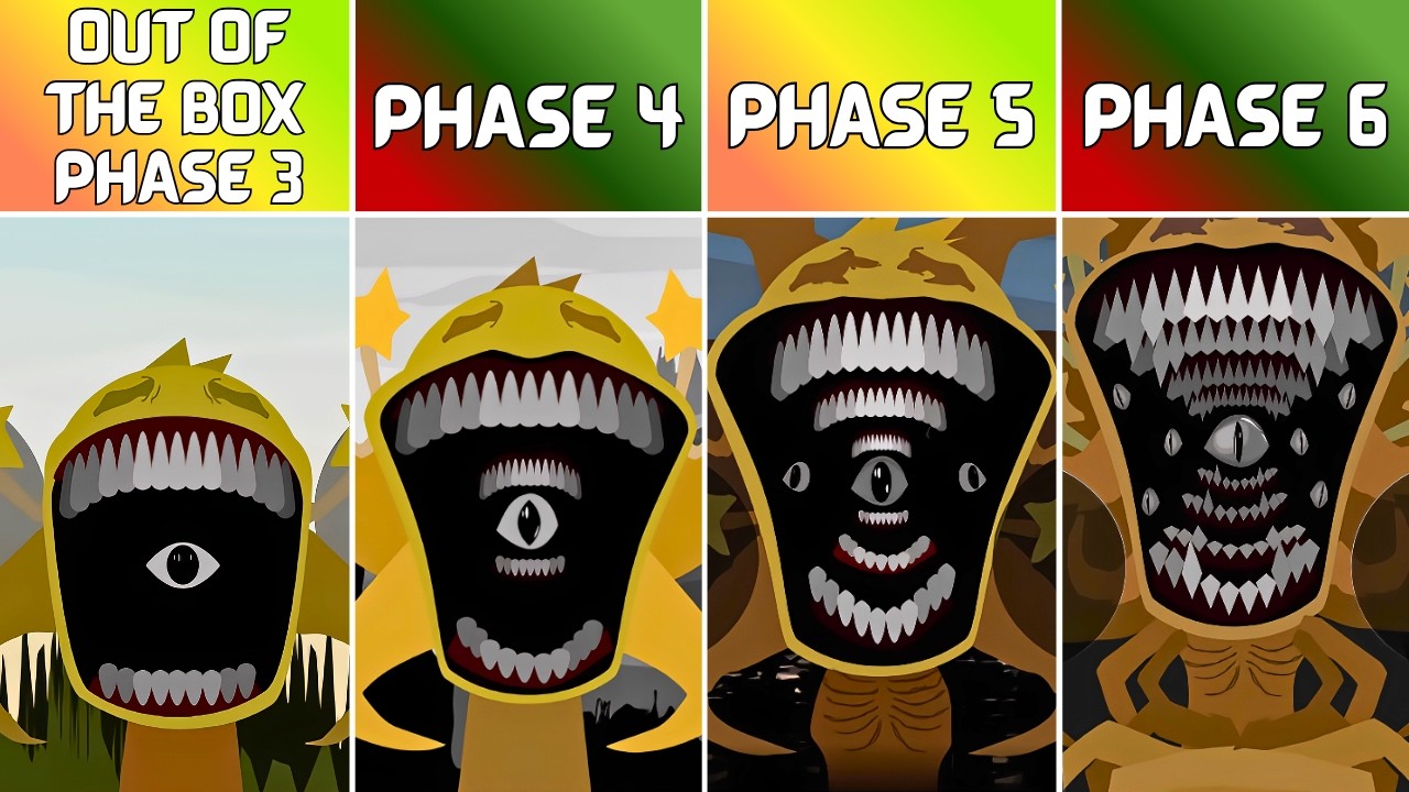 Incredibox Sprunki Out Of The Box &ndash; Evolution From Phase 3 to Phase 6