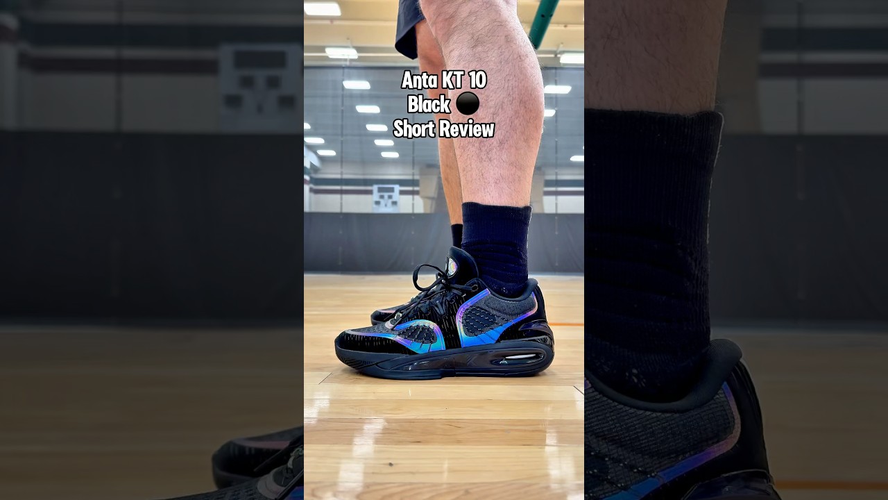 Anta KT 10 &ldquo;Black&rdquo; &mdash; quiet killer on court #KT10 #Anta #SneakrTweakr #sneakers