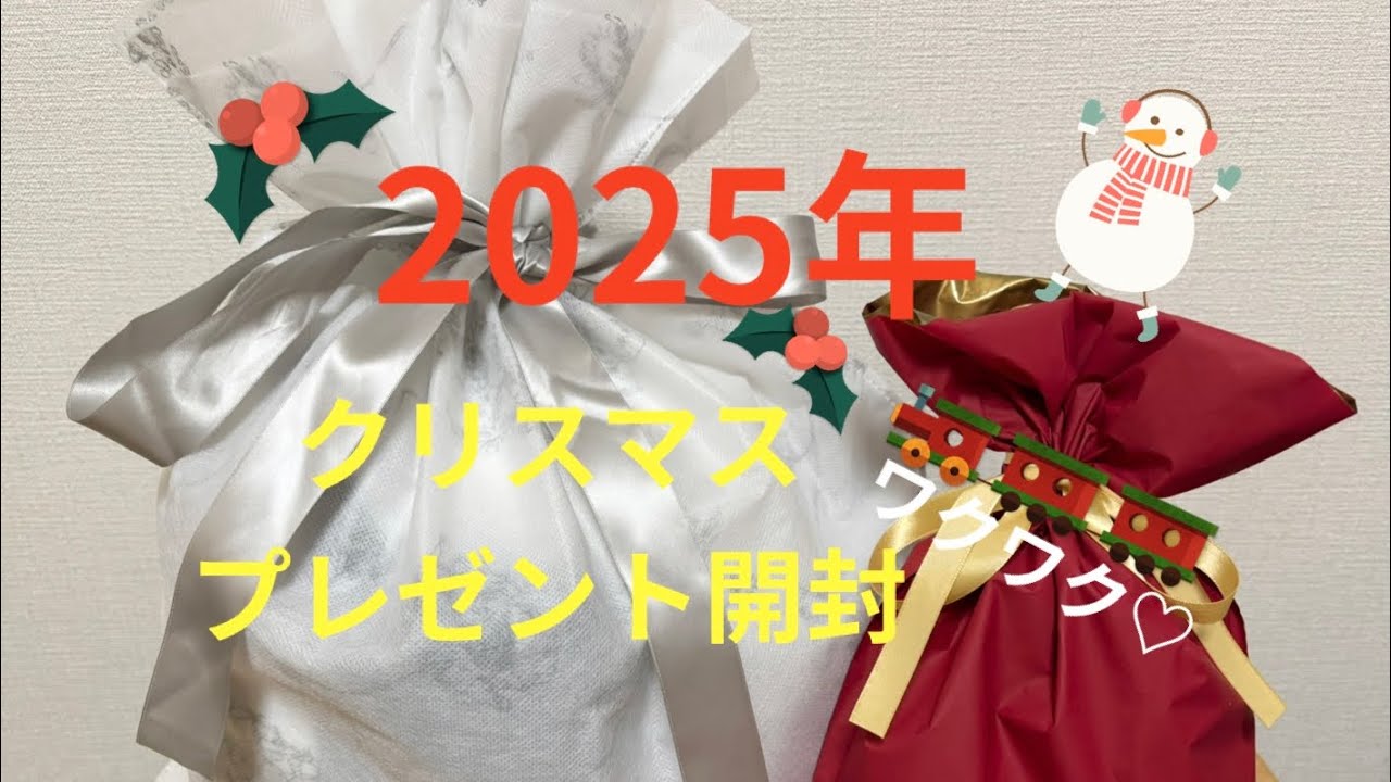 めちゃくちゃ遅いクリスマスプレゼント開封するよ〜