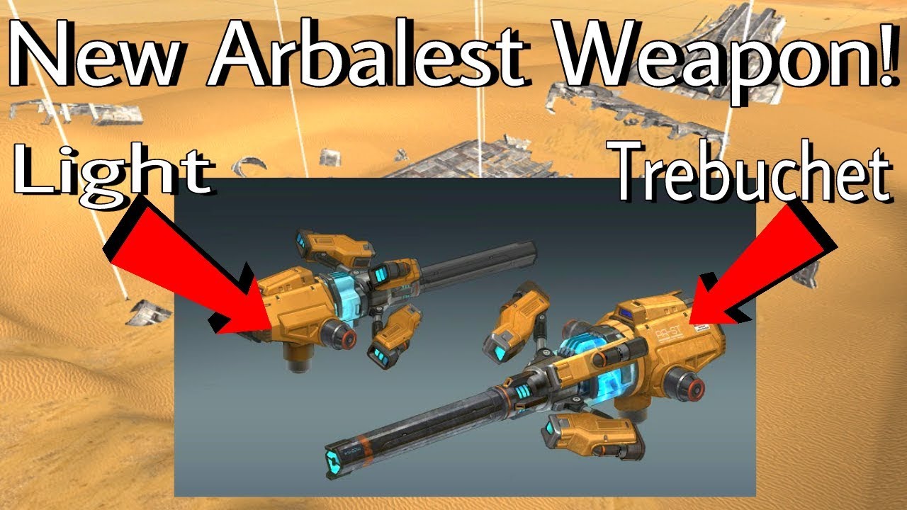 War Robots Test Server 3.6 Gameplay - New Arbalest Weapon