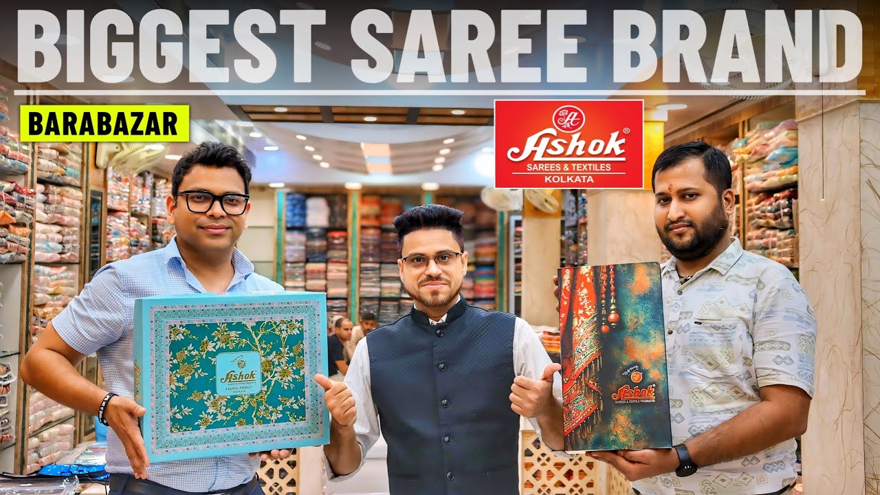 Biggest Saree Wholesaler in Kolkata // Barabazar Saree Wholesale Market | Barabazar Saree Wholesaler