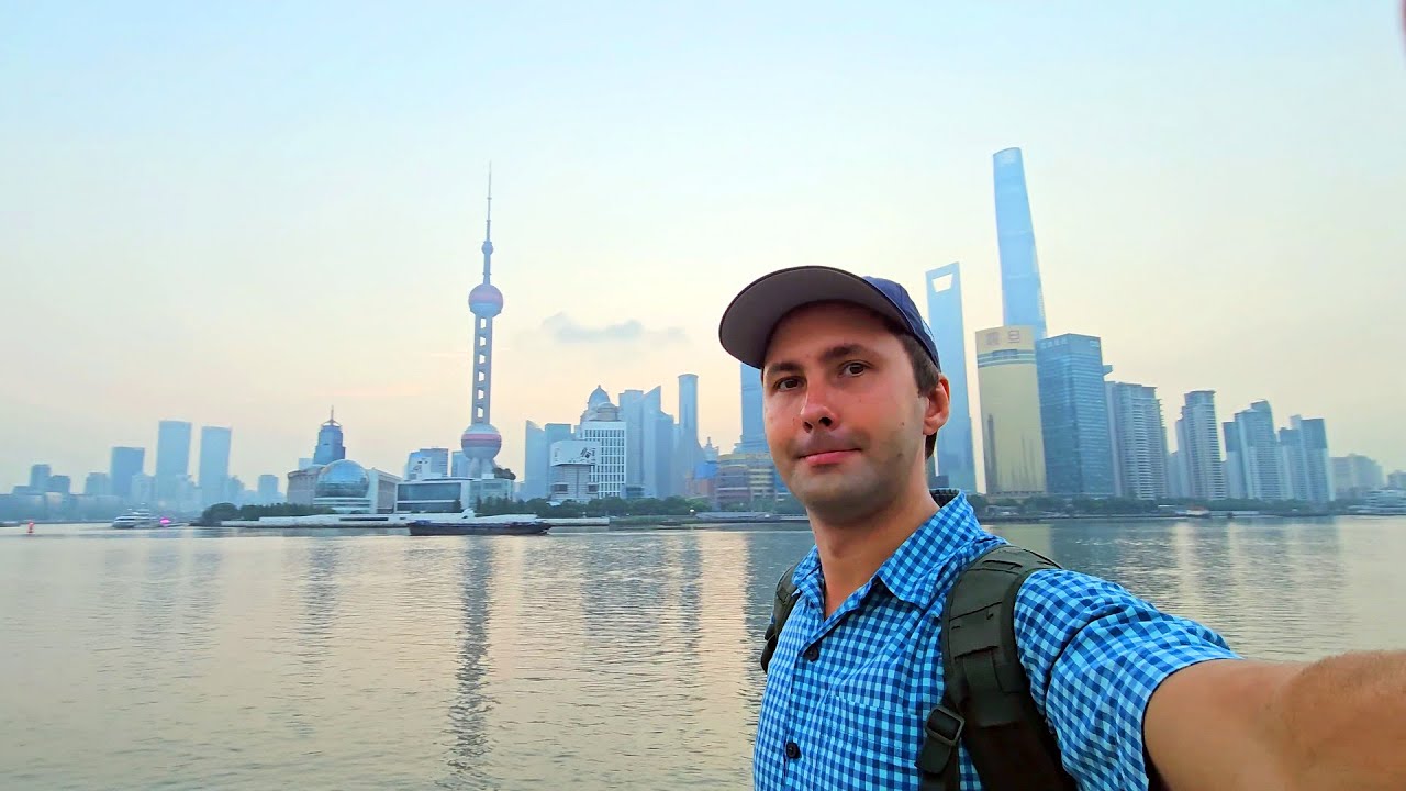 【4K】☀️Шанхай・Прогулка по городу・Walking tour・Shanghai・China・Китай・中国・上海・Vlog・Travel・Алексей Михайлов
