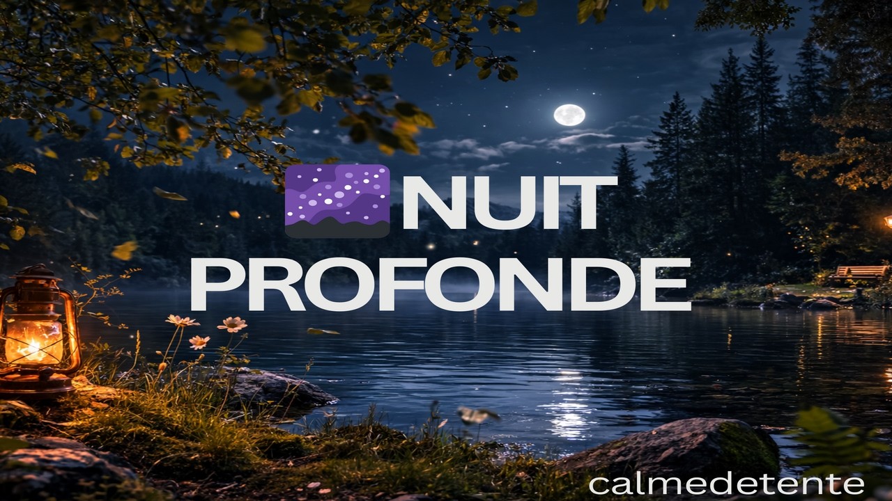🌌 Nuit Profonde Sous les Étoiles | Vent Léger + Silence Naturel (8H)