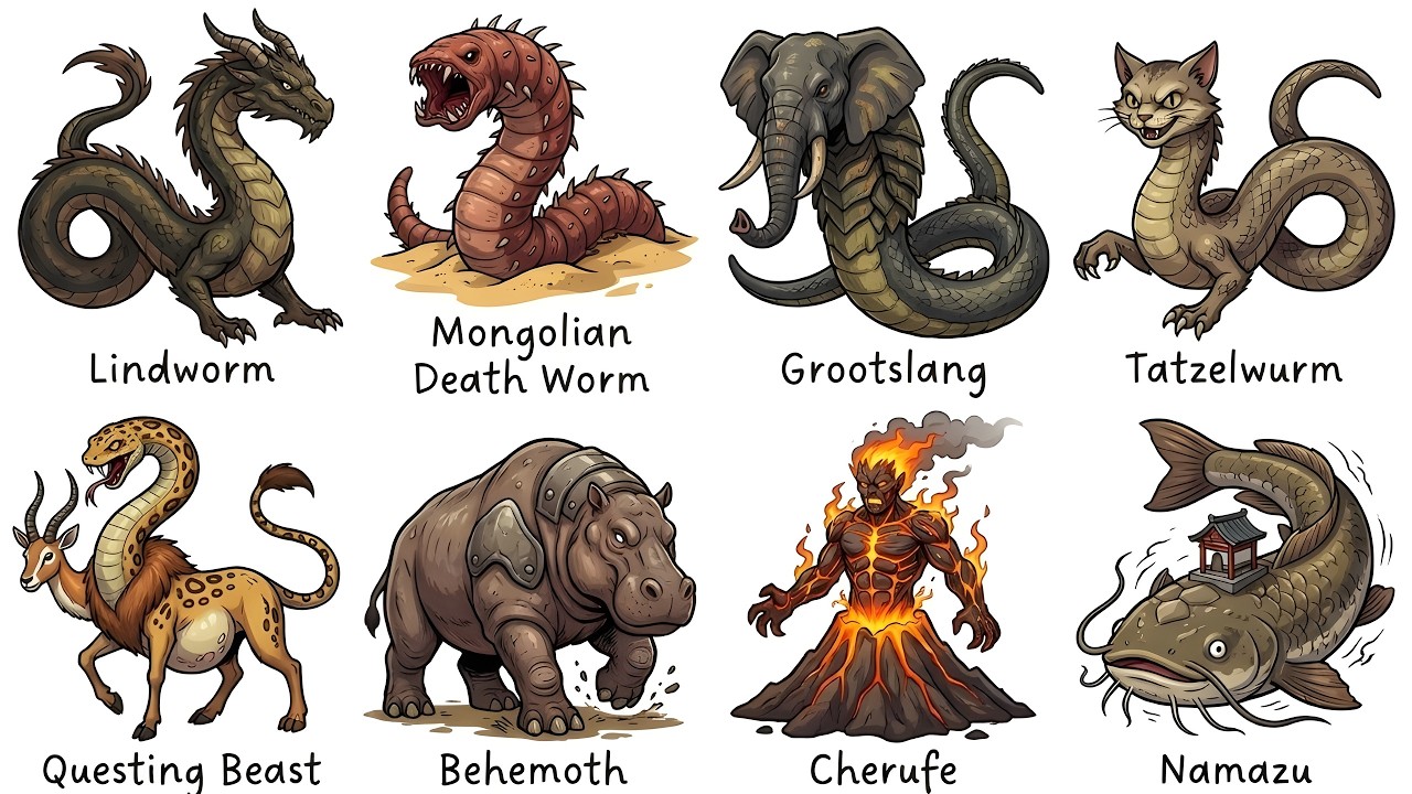 Every Mythical Creature That Lives Below the Surface Explained in 21 Minutes