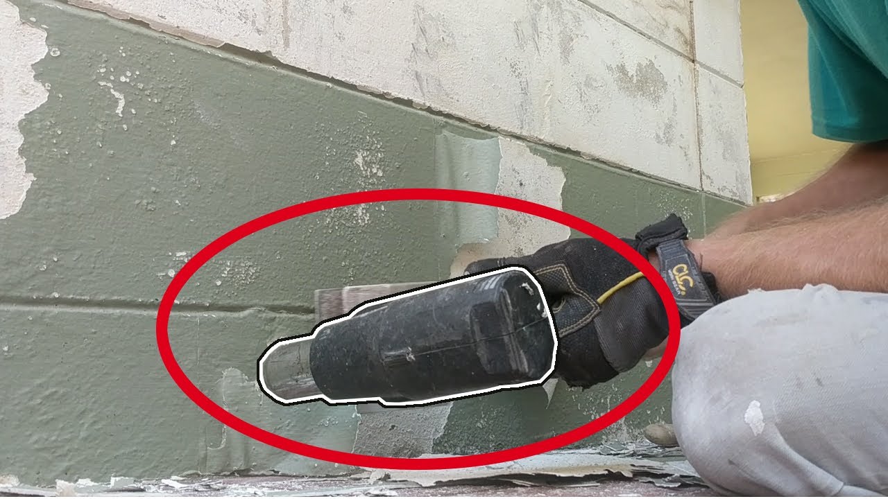 Learn How to SCRAPE PAINT fast with a HEAT GUN in a Minute!