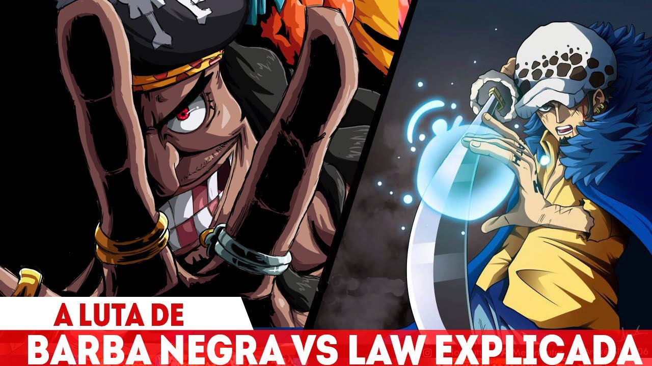 REVELADO O VERDADEIRO PODER DOS PIRATAS CORAÇÃO - BARBA NEGRA VS LAW EXPLICADO - ONE PIECE 1064