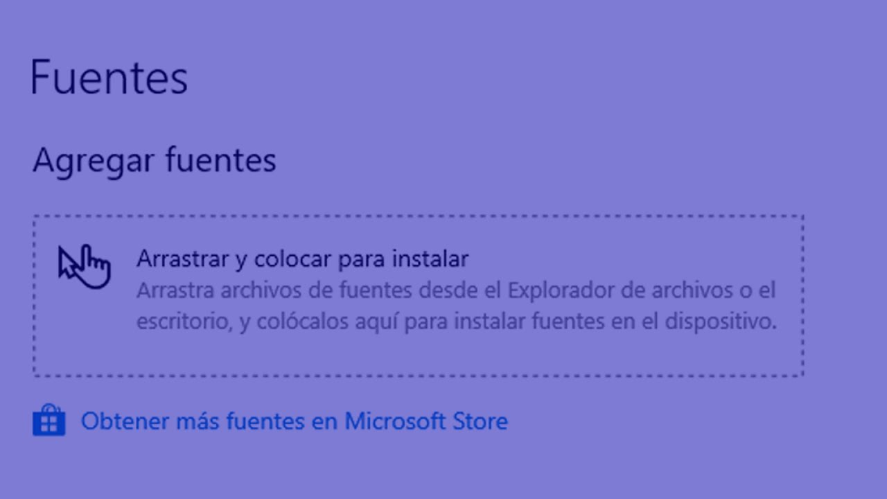 Como Instalar Y Desinstalar Fuentes En Windows 10