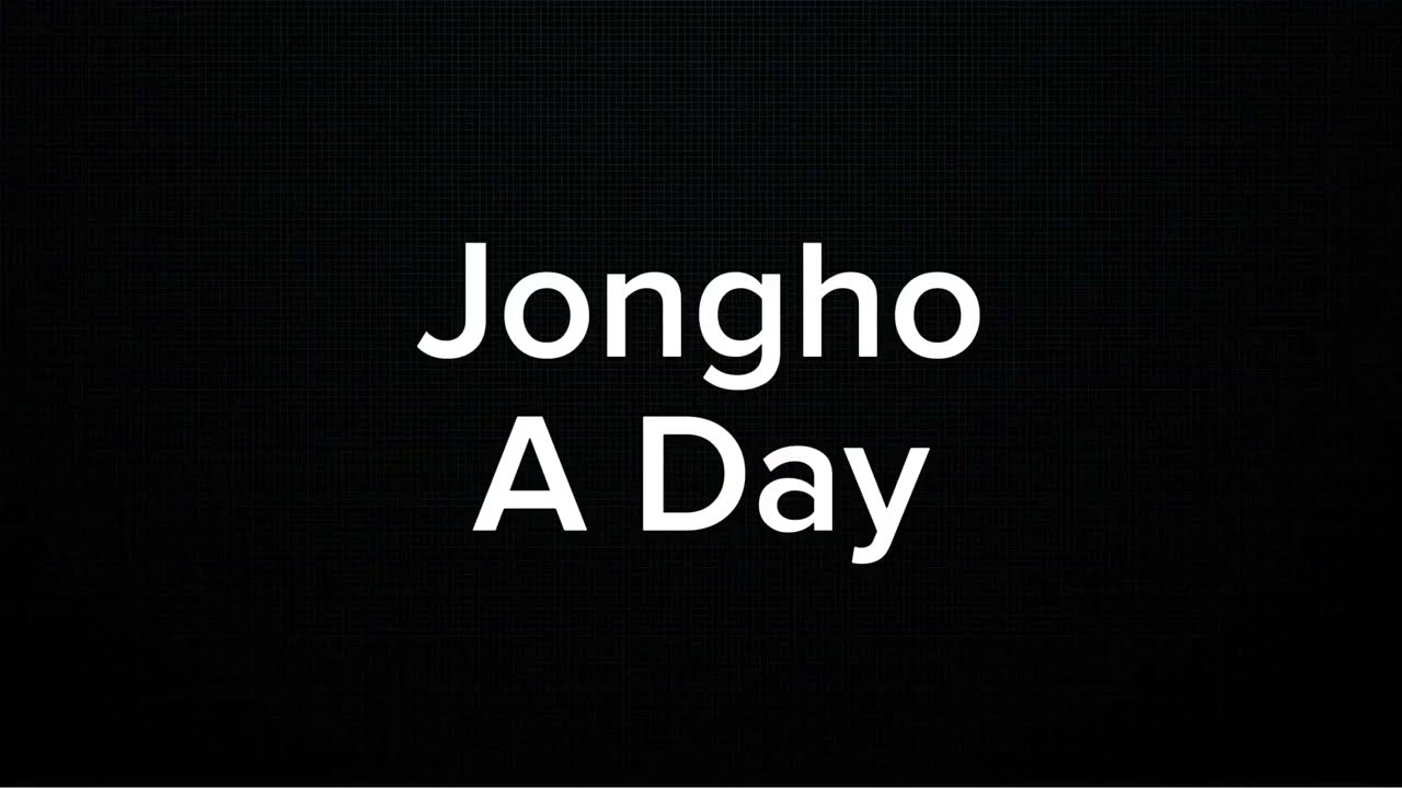 JONGHO (Lovely Runner) - A DAY (KARAOKE VERSION)