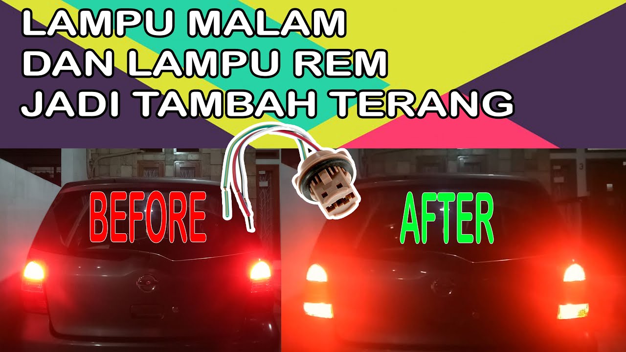 PASANG SOKET + LAMPU REM TAMBAHAN GRAND LIVINA - Erik Rahman #DIY #Tutorial #GrandLivinaIndonesia