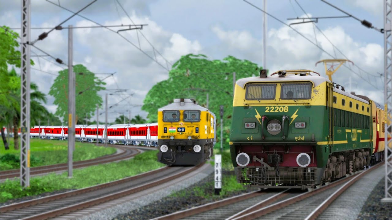 SHORANUR TO OTTAPPALAM PASSENGER TRAIN JOURNEY | INDIAN RAILWAYS TRAIN SIMULATOR