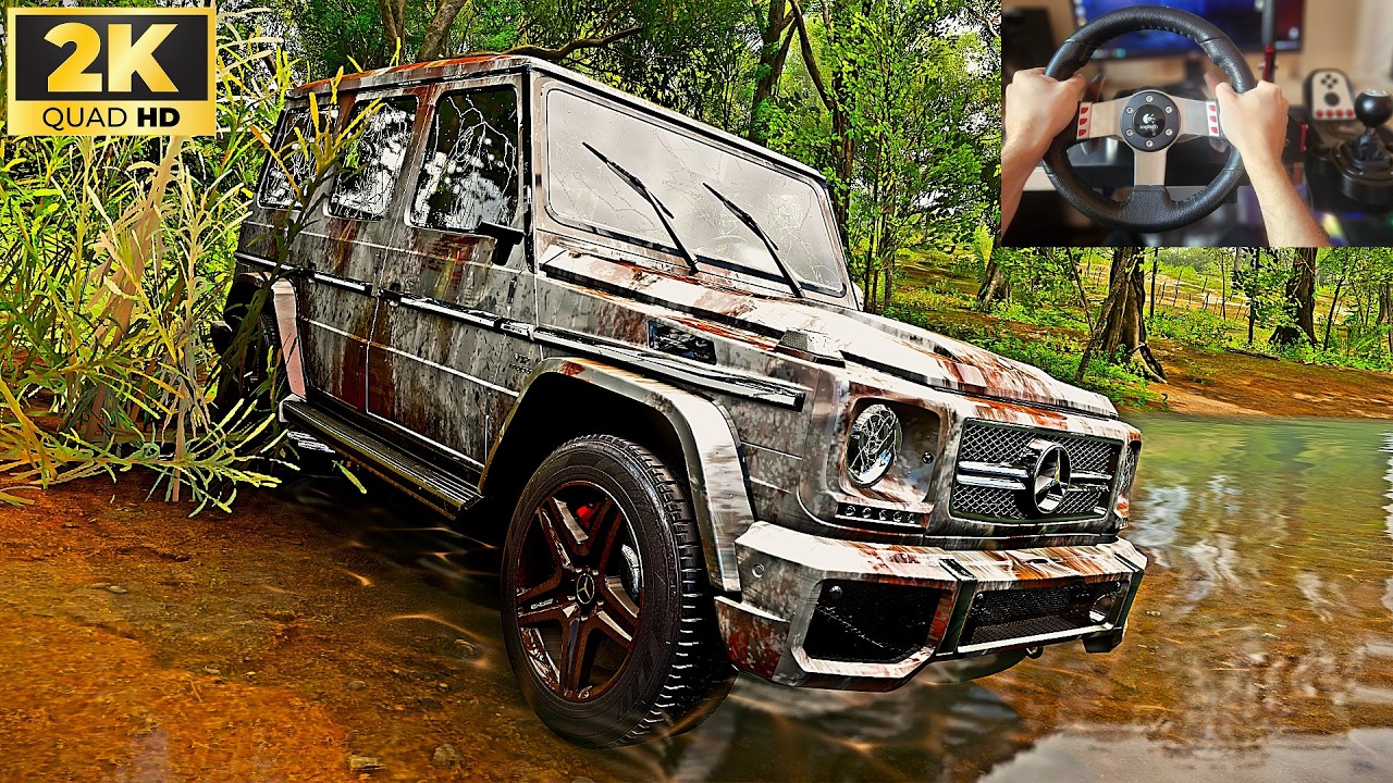 Rebuilding Mercedes Benz G65 AMG - Forza Horizon 5 Steering Wheel Gameplay