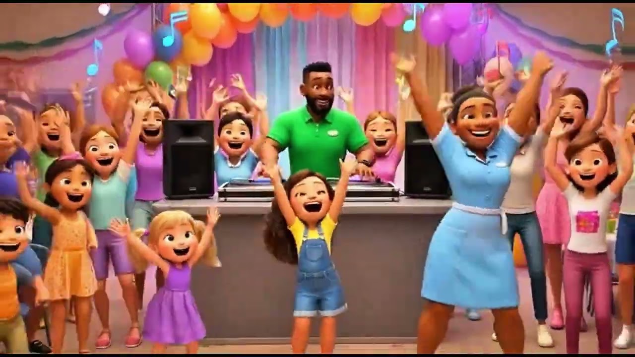 Lili, está muito feliz com sua festa#vamosdançar#sóalegria