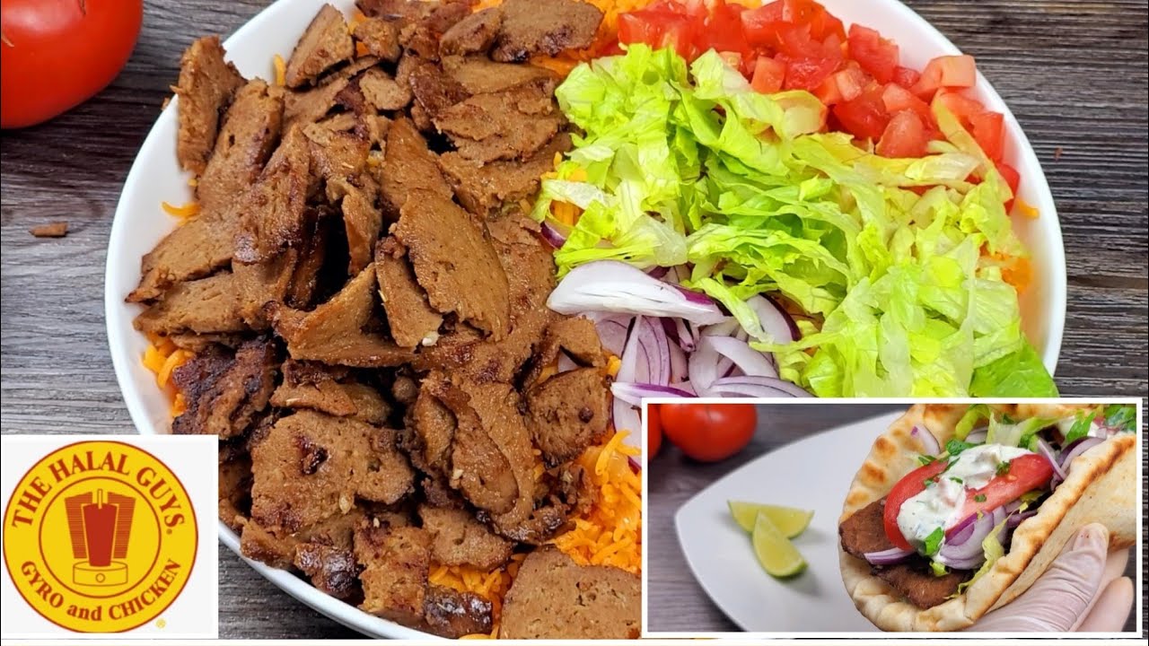 NYC Halal Guys lamb Gyro platter batter than the original  الوصفه الذى نالت اعجاب الجميع واثارت ضجه