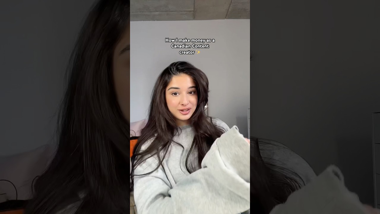 How I make money as a Canadian content creator 🩷✨ #makingmoneyonline #contentcreator