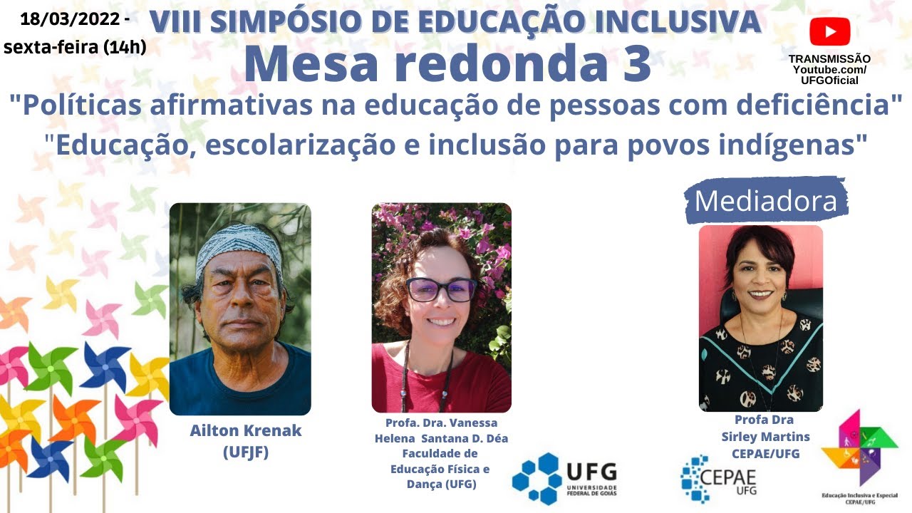 MESA REDONDA 3 - VIII Simpósio de Educação Inclusiva