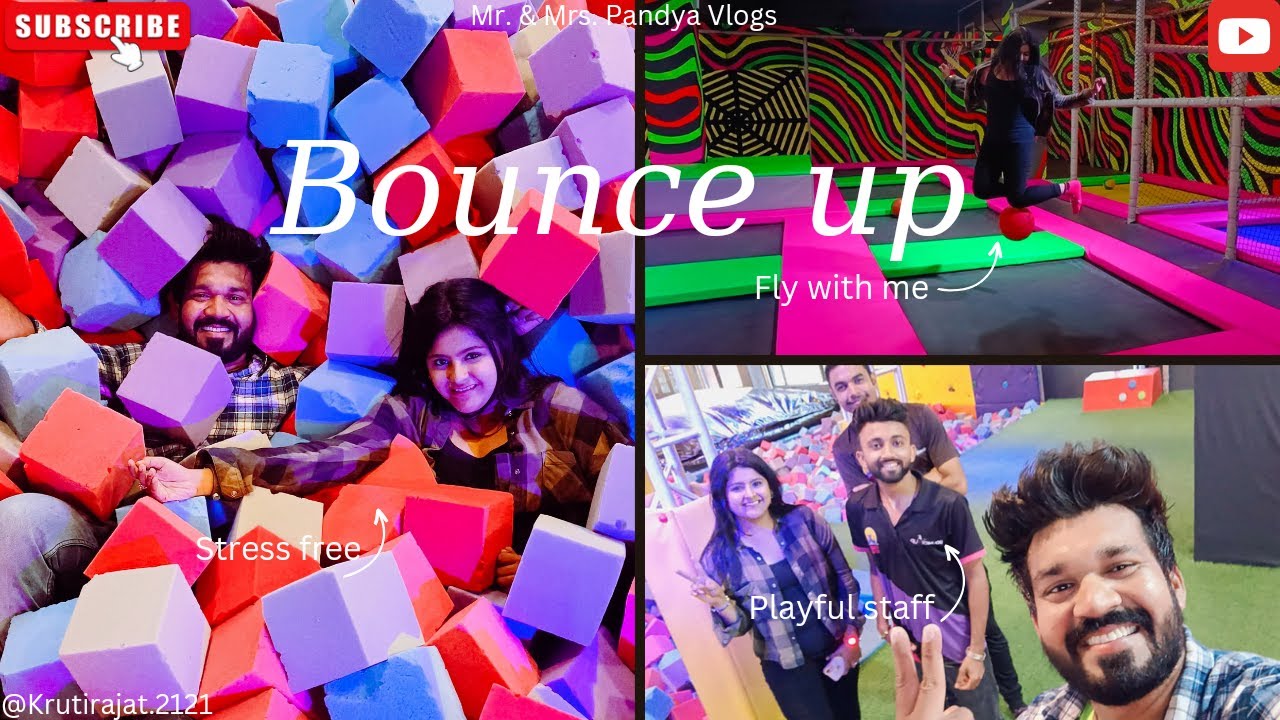 Bounce Up || Vadodara's First Trampoline Park || Taksh Galaxy Mall ||
