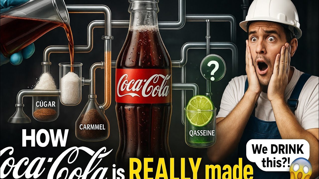 How Coca-Cola Is Made From Start to Finish | Inside the Coca-Cola Factory Production Process