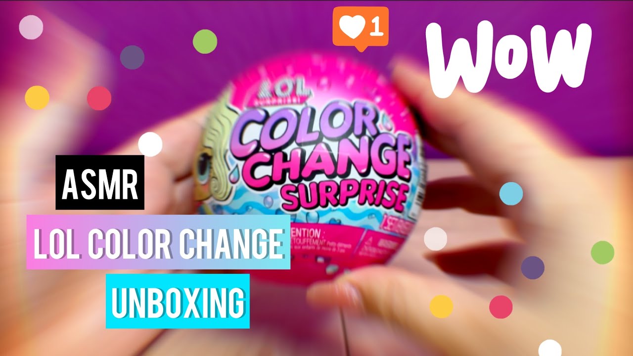 [ASMR] Unboxing LOL COLOR CHANGE SURPRISE! 🌈 💕✨ / No talking
