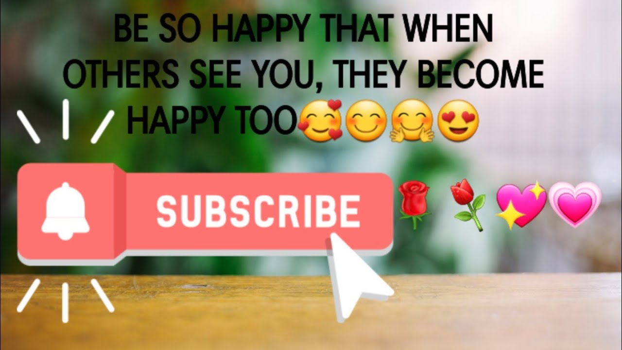 don't worry be happy 🥰