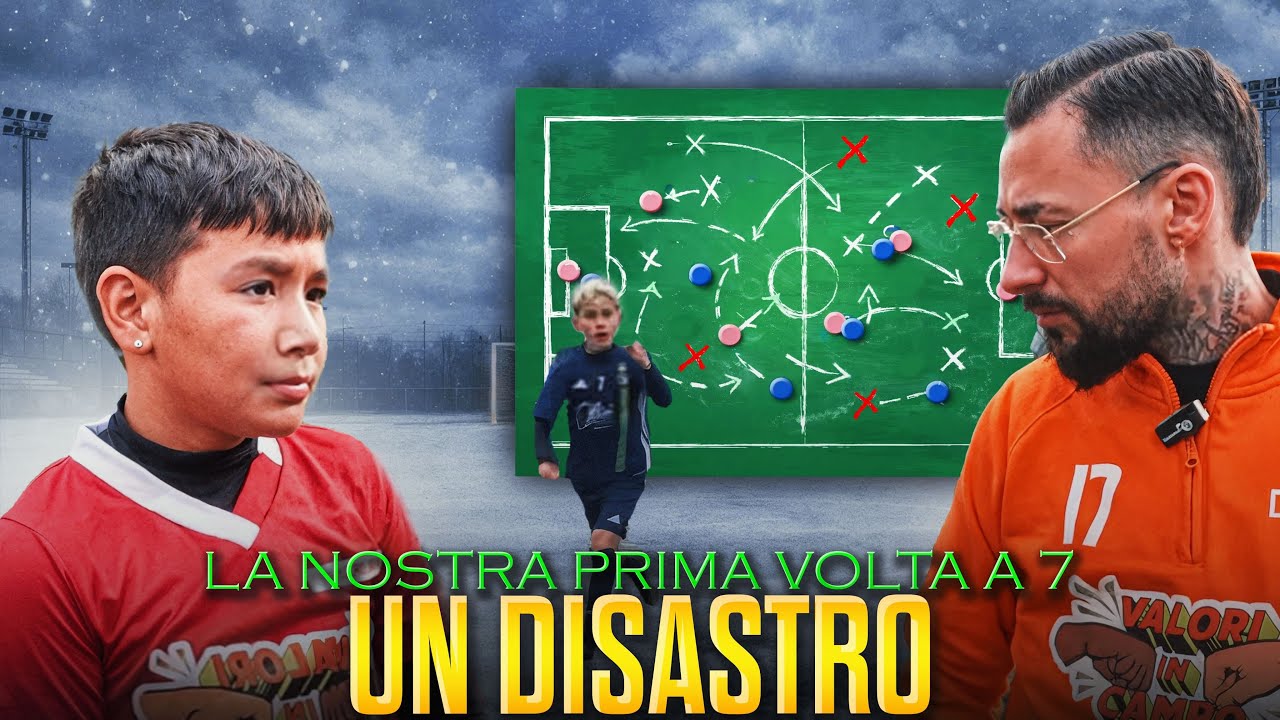 PRIMA VOLTA A 7 UN DISASTRO 😱 . Coach senza filtri “partita” . 