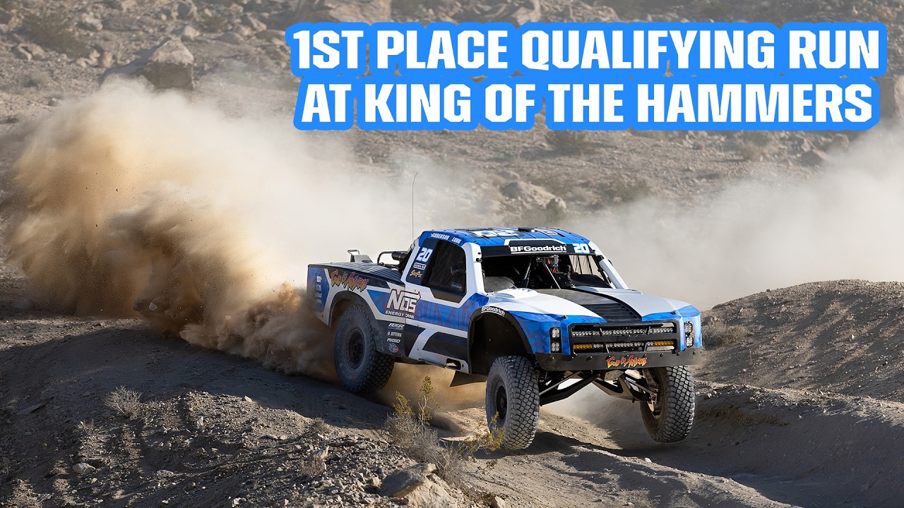 RJ Qualifies 1st At King Of The Hammers! | Full POV RUN