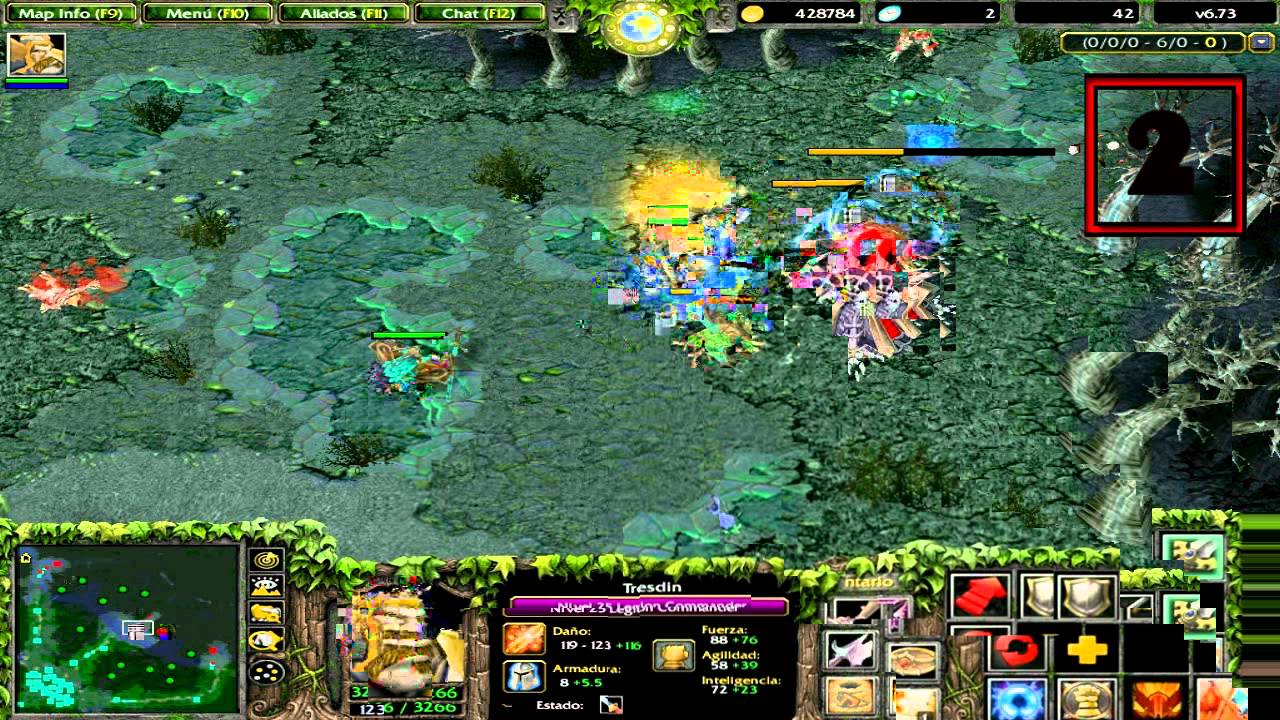 Legion Commander (Tresdin) Dota - New Heore map 6.73