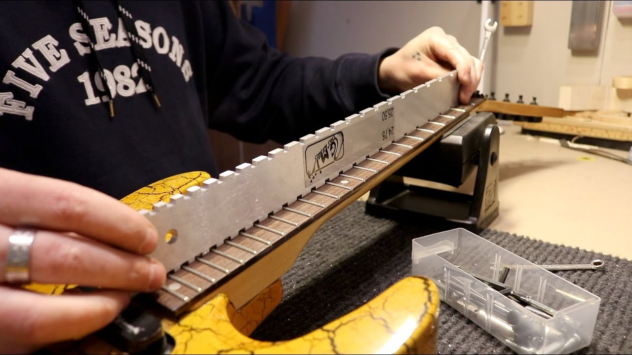 Charvel guitar fret leveling 2017