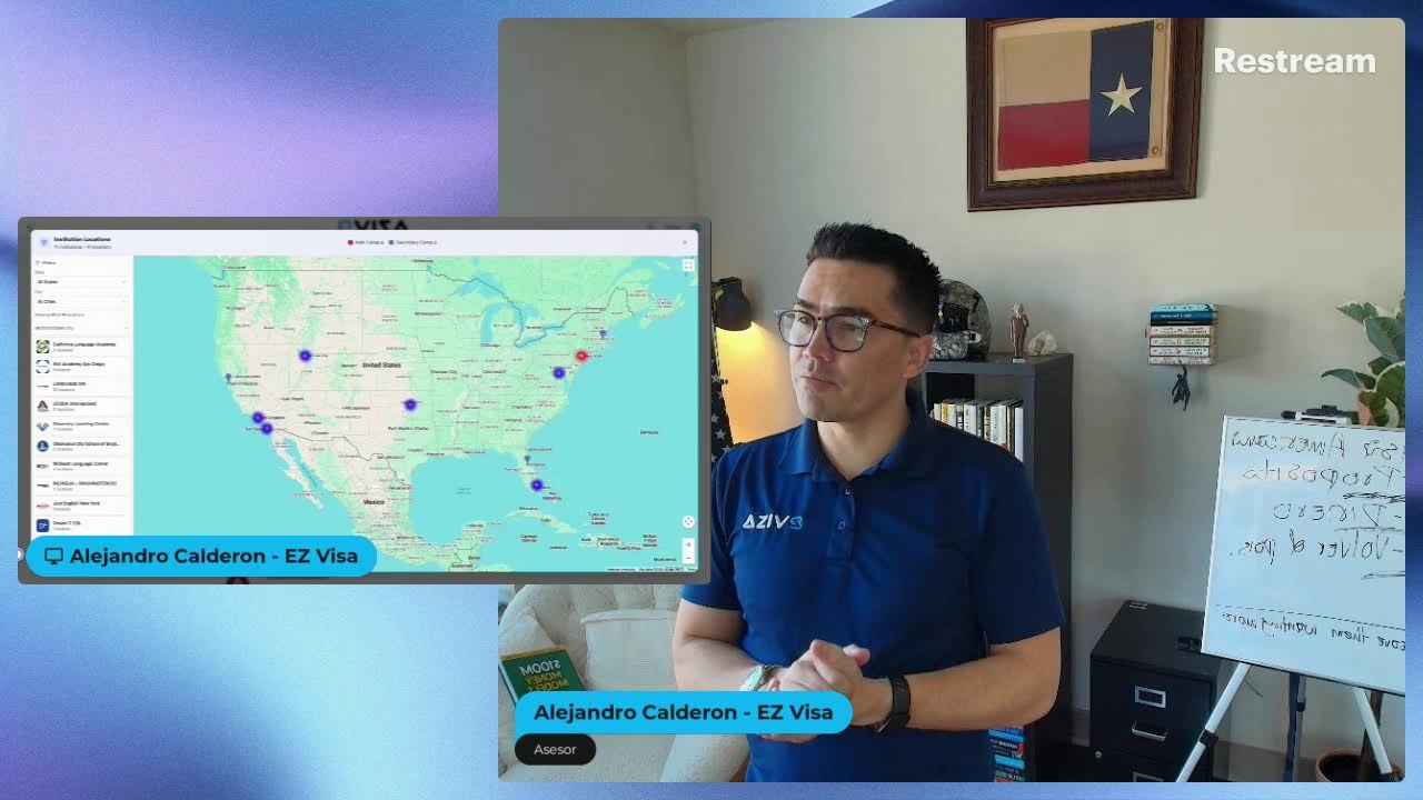 Respondiendo preguntas en vivo | EZ Visa - Visa Americana