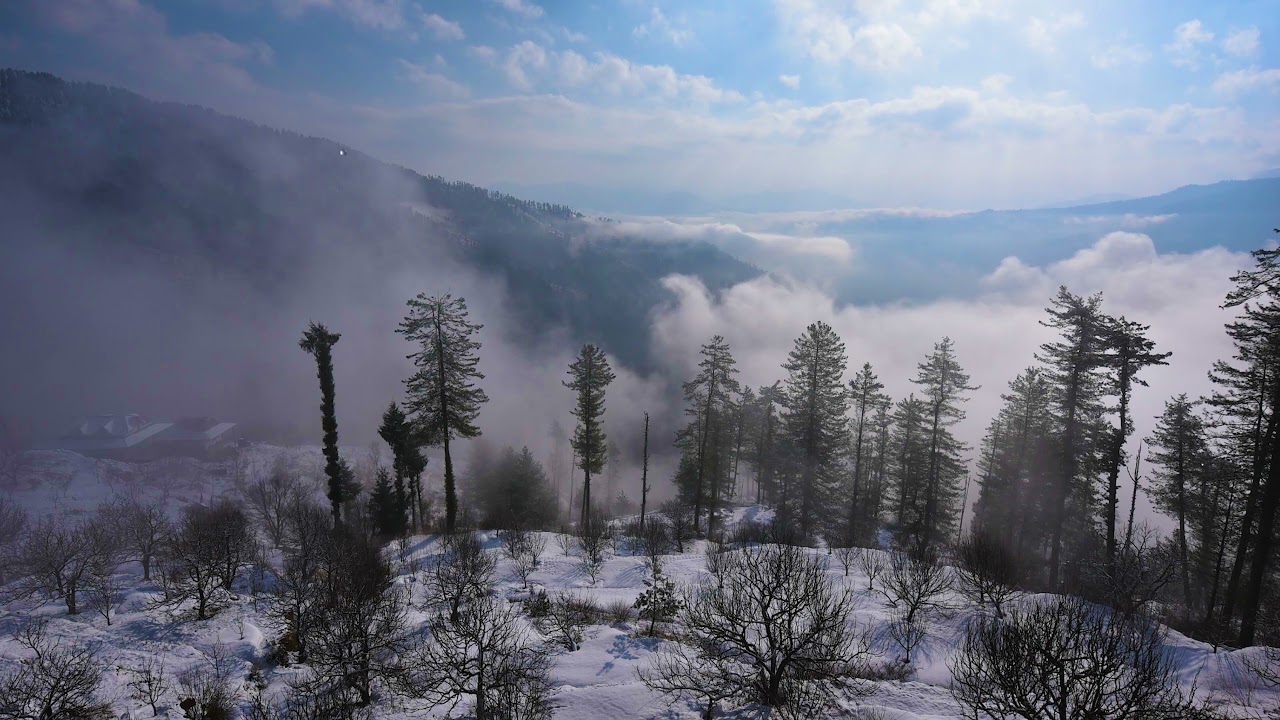 Soulful Winter Timelapse | 4K | HPTDC @ Kharapathar | Shimla |